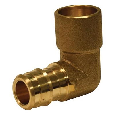 25 3/4" PEX Elbow Brass Crimping Fittings LEAD FREE